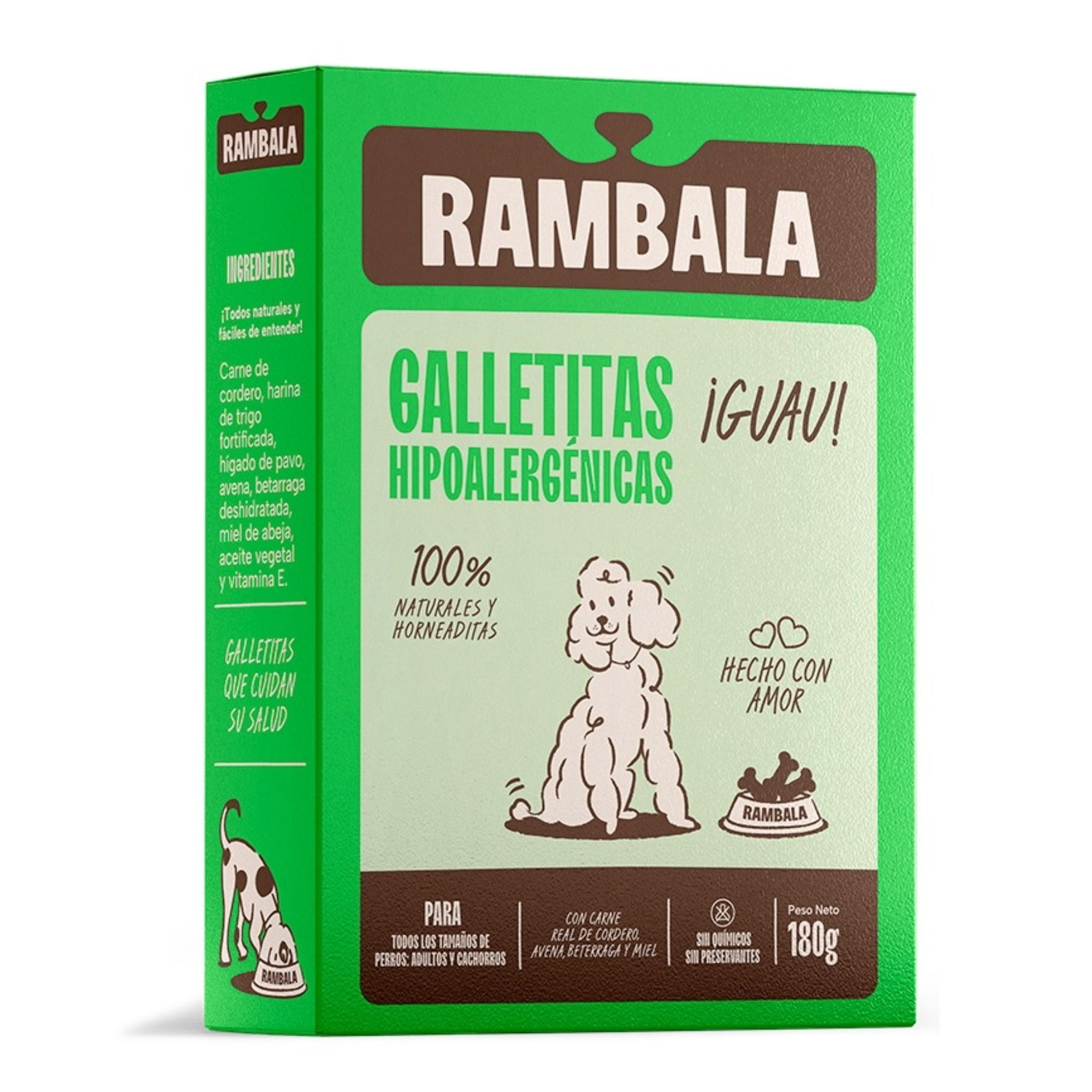 Galletas 180 gr hipoalergénicas